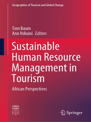 cover image of Sustainable Human Resource Management in Tourism